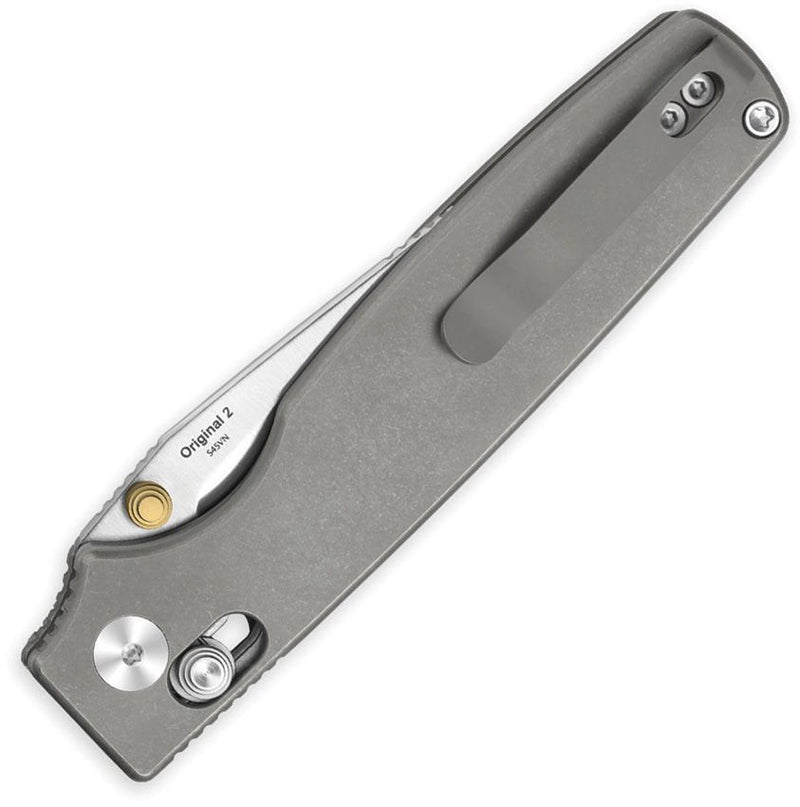 Kizer Original 2 Clutch Lock Gray Folding Knife [KII3605.2MA1]