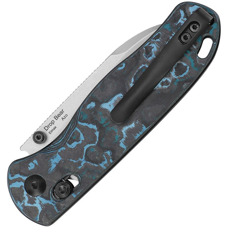 Kizer Drop Bear Clutch Lock CF Folding Knife [KI3619A2]