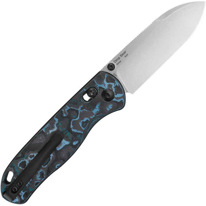 Kizer Drop Bear Clutch Lock CF Folding Knife [KI3619A2]