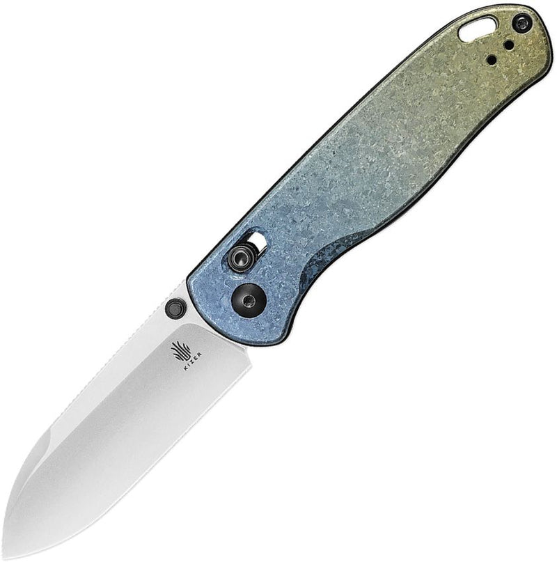 Kizer Drop Bear Clutch Lock Ti Folding Knife [3619A3]