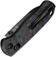 Kizer Drop Bear Black & Blue & Purple Fatcarbon (2.95" S35VN) Folding Knife [KI3619A4] - product view 2