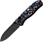 Kizer Drop Bear Nebula Fatcarbon (2.97" S45VN) Folding Knife [KI3619A5] - product view 1