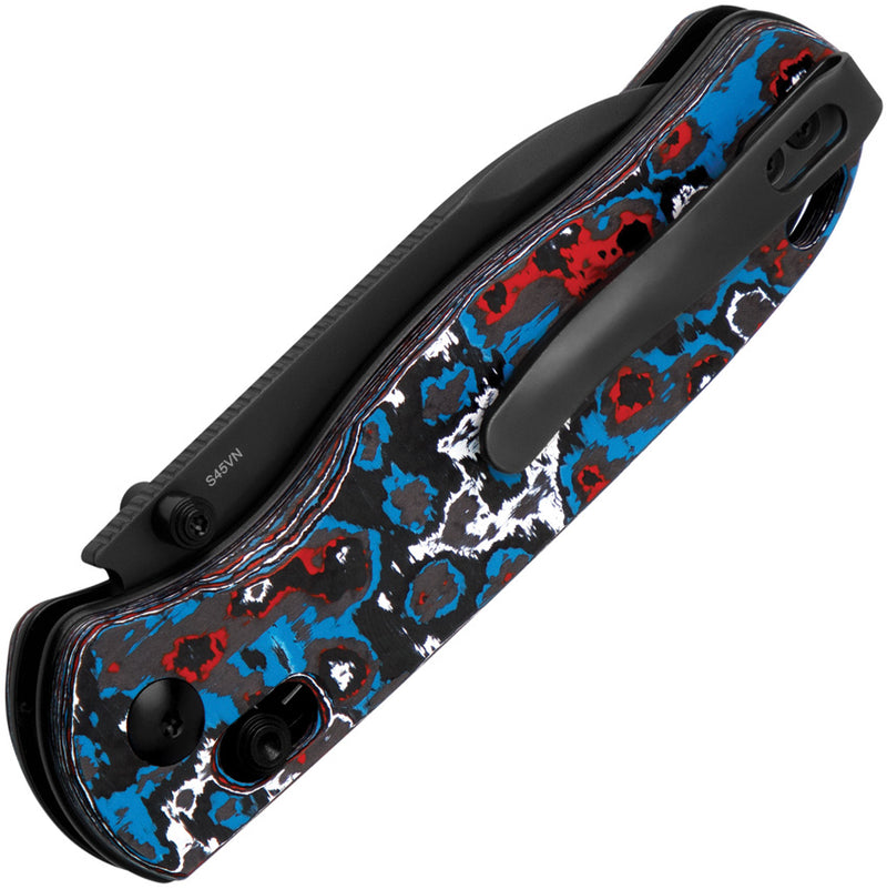 Kizer Drop Bear Nebula Fatcarbon (2.97" S45VN) Folding Knife [KI3619A5] - product view 2