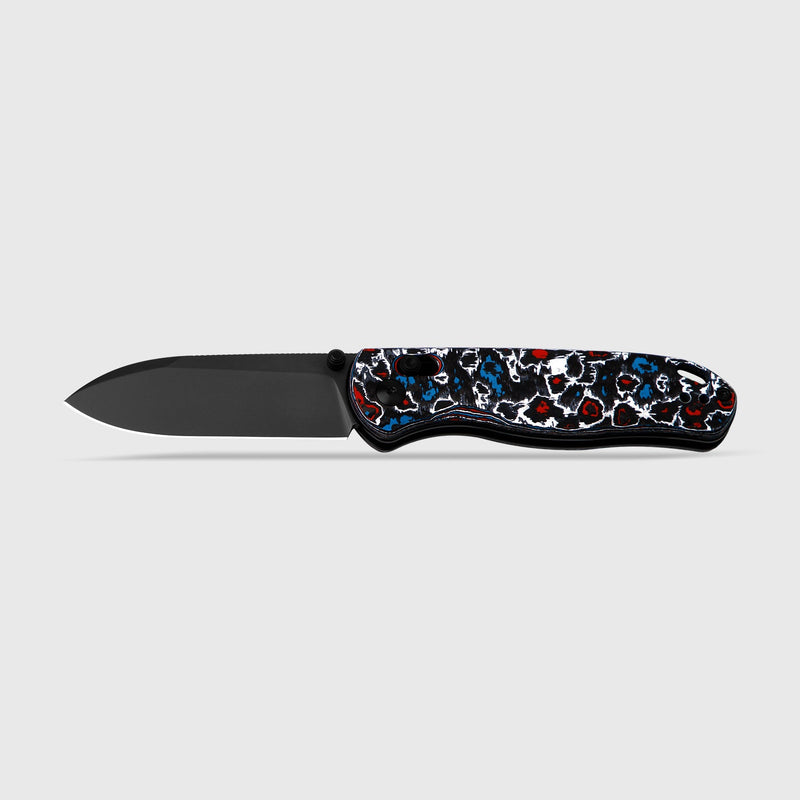 Kizer Drop Bear Nebula Fatcarbon (2.97" S45VN) Folding Knife [KI3619A5] - product view 6