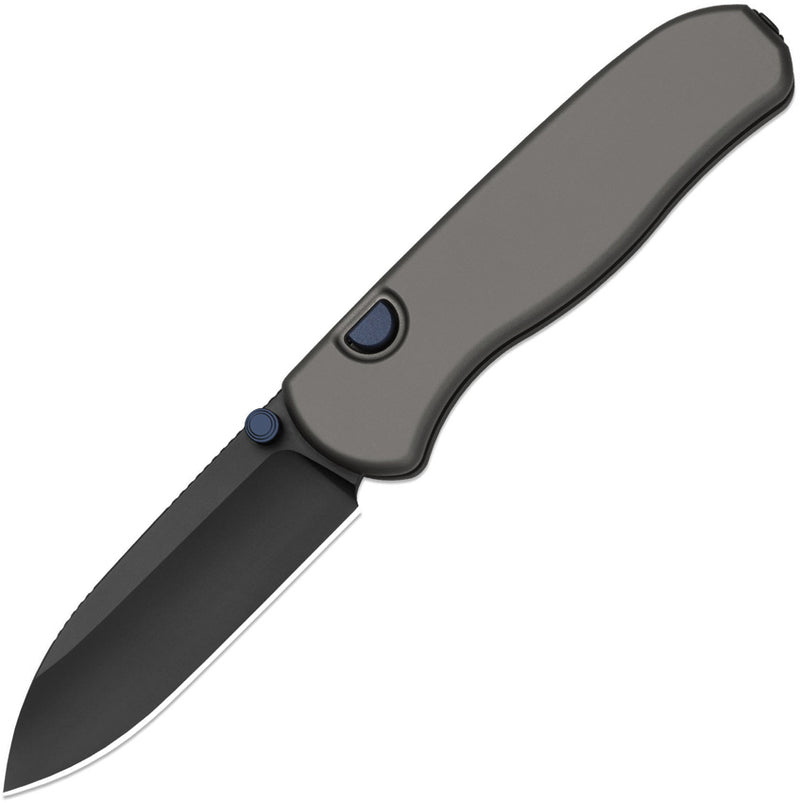 Kizer Drop Bear Zero Dark Gray Aluminum (3.1" Matte DLC Ultra Elmax) Folding Knife [KI3619BDA1] - product view 1