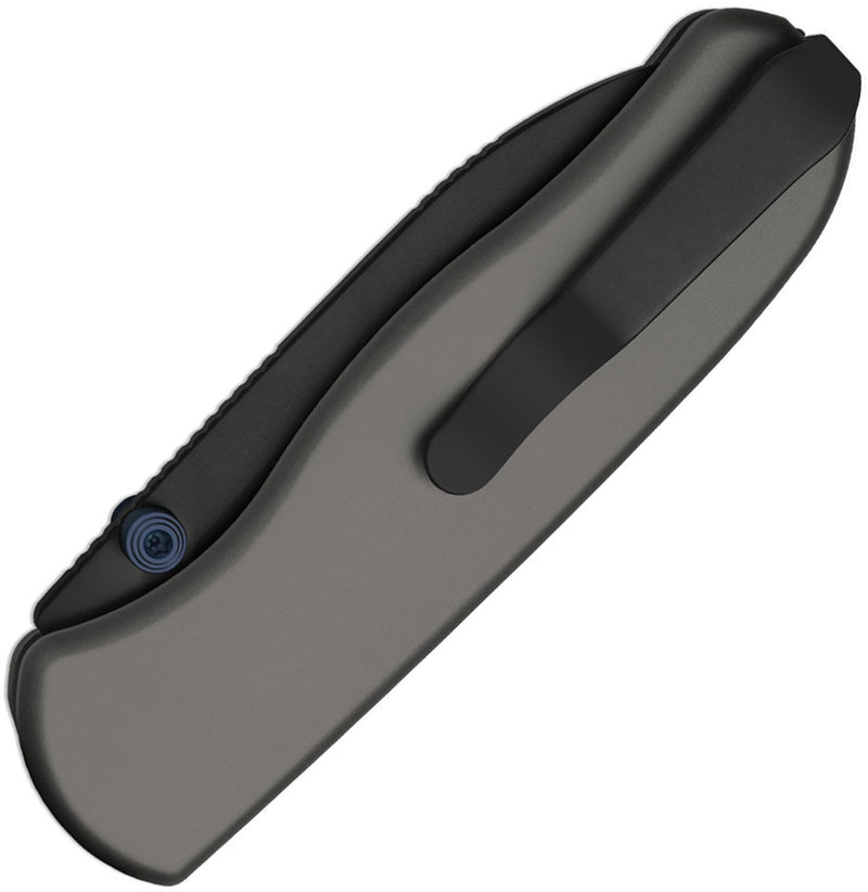 Kizer Drop Bear Zero Dark Gray Aluminum (3.1" Matte DLC Ultra Elmax) Folding Knife [KI3619BDA1] - product view 2