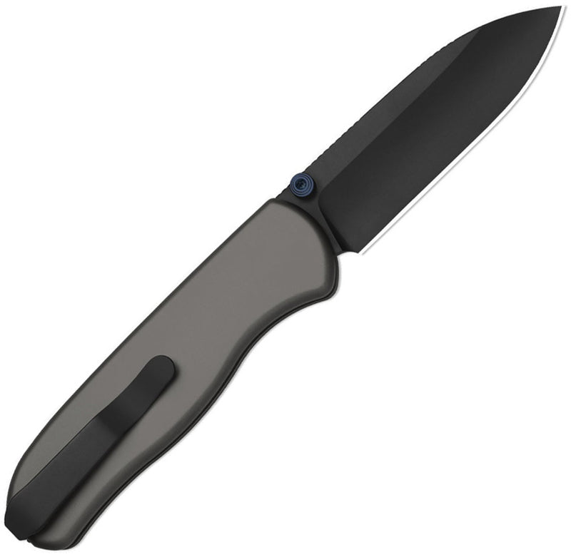 Kizer Drop Bear Zero Dark Gray Aluminum (3.1" Matte DLC Ultra Elmax) Folding Knife [KI3619BDA1] - product view 3