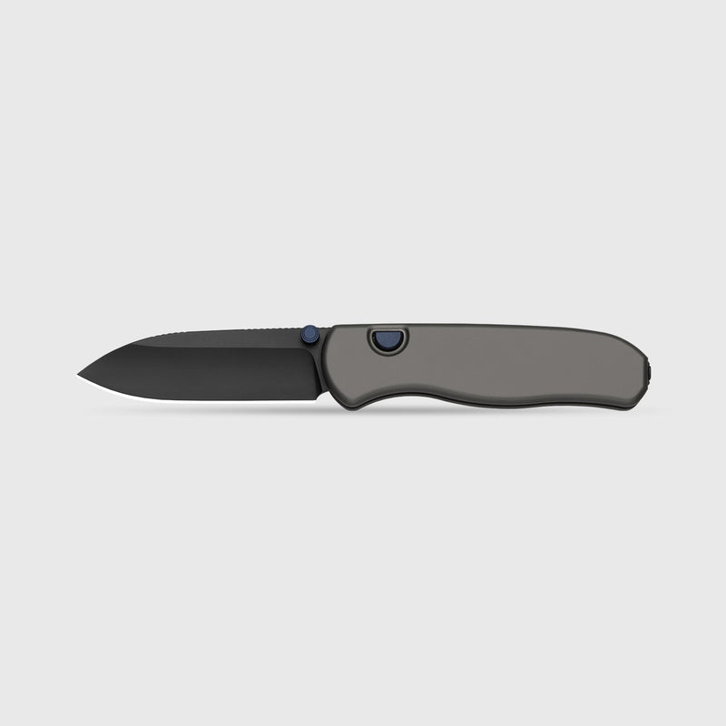 Kizer Drop Bear Zero Dark Gray Aluminum (3.1" Matte DLC Ultra Elmax) Folding Knife [KI3619BDA1] - product view 4