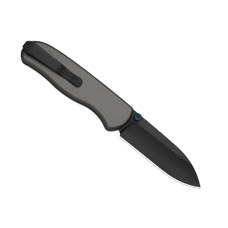 Kizer Drop Bear Zero Dark Gray Aluminum (3.1" Matte DLC Ultra Elmax) Folding Knife [KI3619BDA1] - product view 6