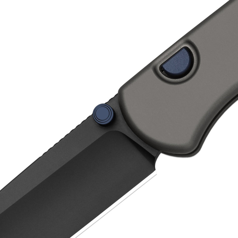 Kizer Drop Bear Zero Dark Gray Aluminum (3.1" Matte DLC Ultra Elmax) Folding Knife [KI3619BDA1] - product view 7