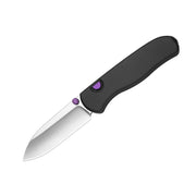 Kizer Drop Bear Zero Black Aluminum (3.1" Satin Elmax) Folding Knife [KI3619BDA3] - product view 5