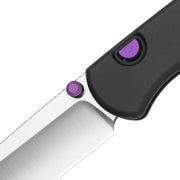 Kizer Drop Bear Zero Black Aluminum (3.1" Satin Elmax) Folding Knife [KI3619BDA3] - product view 7