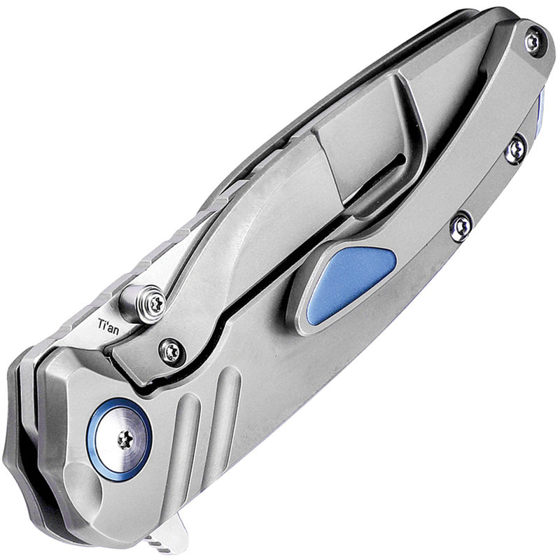 Kizer Ti'an Gray Titanium (3.00" S35VN stainless) Folding Knife [KI3624A1] - product view 2