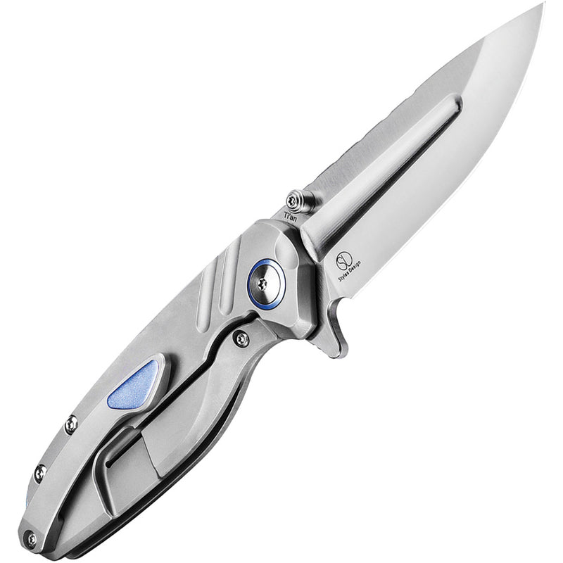 Kizer Ti'an Gray Titanium (3.00" S35VN stainless) Folding Knife [KI3624A1] - product view 3