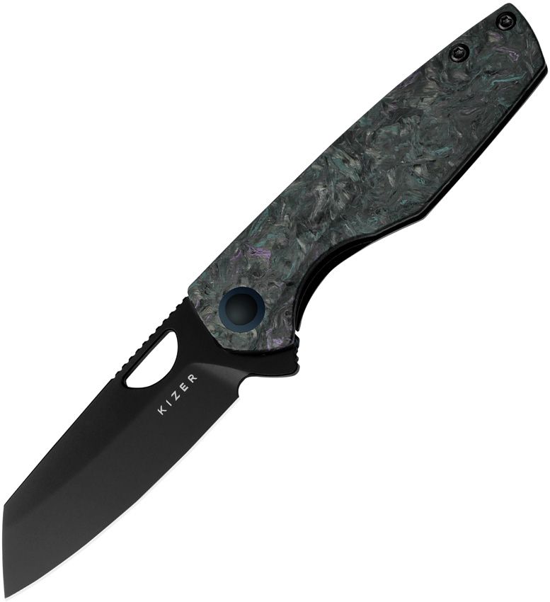 Kizer Sparrow Framelock Fat CF Folding Knife [KI3628A3]