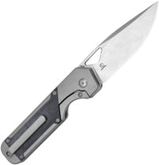 Kizer Militaw Black&Gray Titanium+Micarta (3.35" S35VN) Folding Knife [KI3634A1] - product view 3