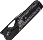 Kizer Mini Militaw multicolored Titanium+Camo Carbon 80'S (2.82" M390) Folding Knife [KI3634SA1] - product view 2