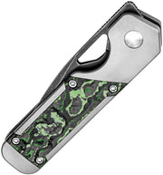Kizer Mini Militaw multicolored Titanium+Jungle Wear (2.82" S45VN) Folding Knife [KI3634SA2] - product view 5