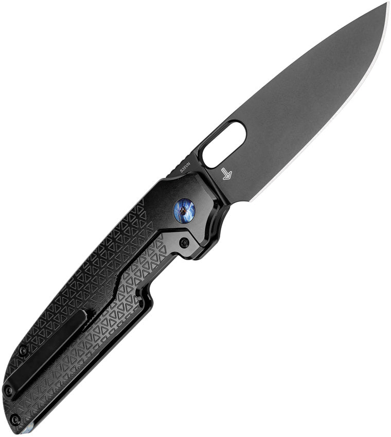 Kizer Varatas Black Titanium (3.25" S35VN) Folding Knife [KI3637A2] - product view 3