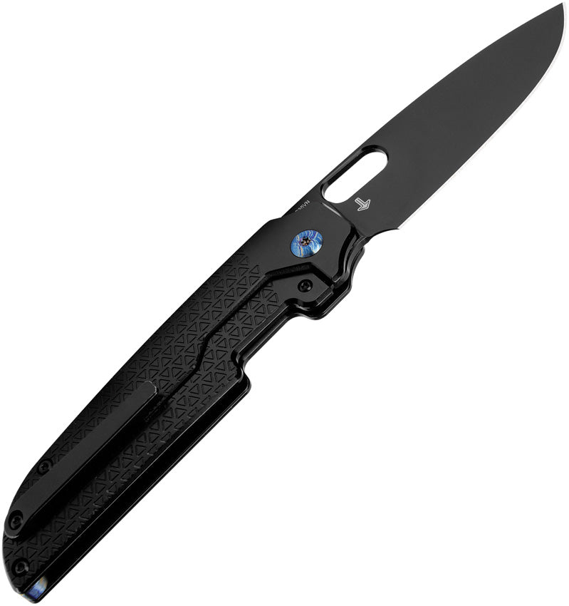 Kizer Varatas Black Titanium (3.25" S35VN) Folding Knife [KI3637A2] - product view 5