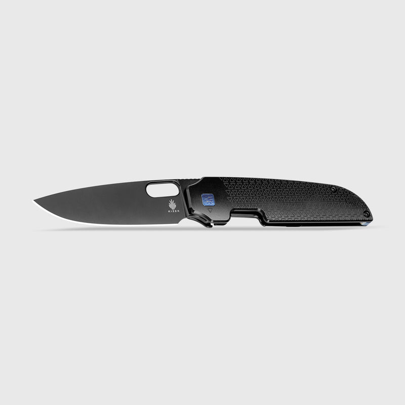 Kizer Varatas Black Titanium (3.25" S35VN) Folding Knife [KI3637A2] - product view 7