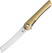 Kizer Mercury Gold Titanium (3.26" S35VN) Folding Knife [KI3645A1] - product view 1