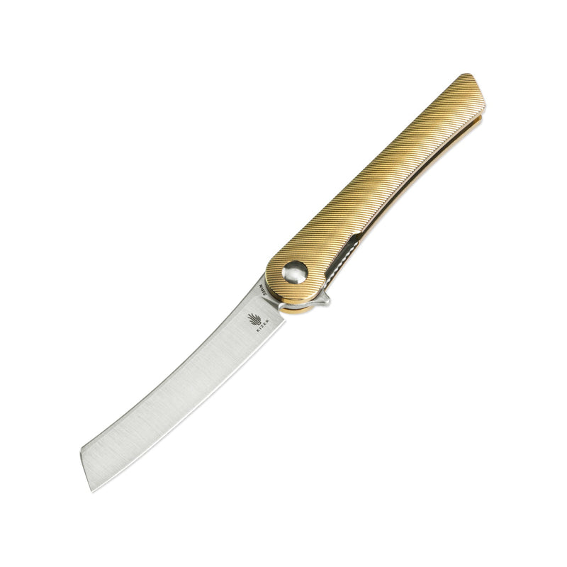 Kizer Mercury Gold Titanium (3.26" S35VN) Folding Knife [KI3645A1] - product view 6