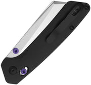 Kizer Madrac CL AirTi Black Aluminum (3.06" Satin M390) Folding Knife [K3693ACS1] - product view 2
