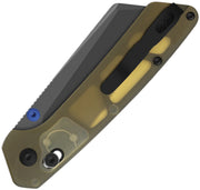 Kizer Madrac CL AirTi Yellow PEI (3.06" Matte DLC Ultra M390) Folding Knife [K3693ACS3] - product view 2