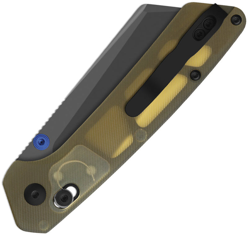 Kizer Madrac CL AirTi Yellow PEI (3.06" Matte DLC Ultra M390) Folding Knife [K3693ACS3] - product view 2
