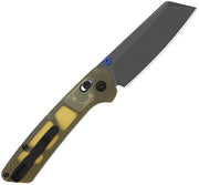 Kizer Madrac CL AirTi Yellow PEI (3.06" Matte DLC Ultra M390) Folding Knife [K3693ACS3] - product view 3