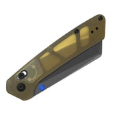 Kizer Madrac CL AirTi Yellow PEI (3.06" Matte DLC Ultra M390) Folding Knife [K3693ACS3] - product view 7