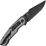 Kizer Feweed Multicolored Titanium+ Fat Carbon（Purple haze） (2.98" S35VN) Folding Knife [KI3694A1] - product view 3