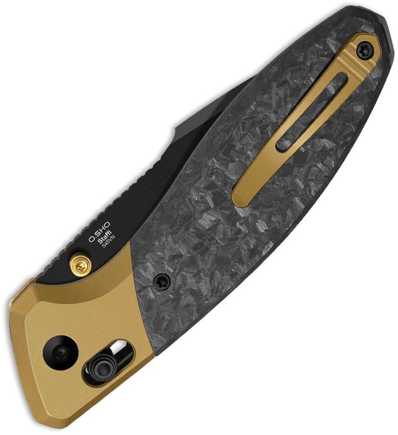 Kizer Staffi Clutch Lock CF Folding Knife [KI3695A1]