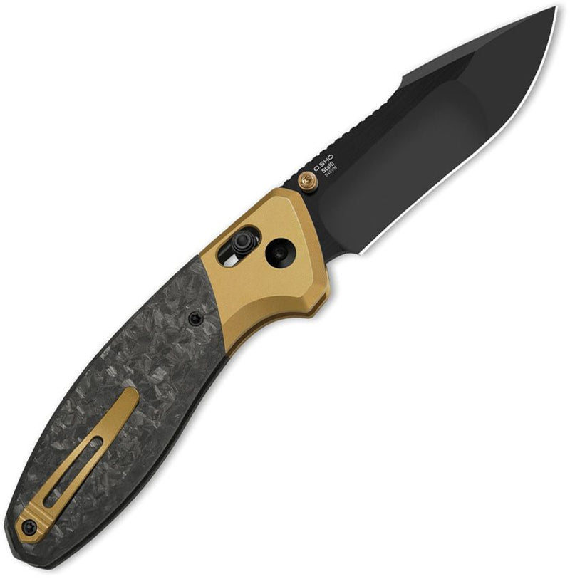 Kizer Staffi Clutch Lock CF Folding Knife [KI3695A1]