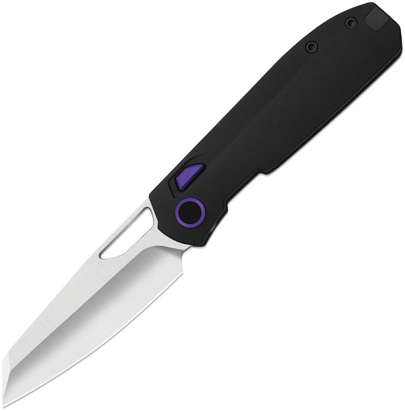 Kizer Mash Black Aluminum (3.21" Satin M390) Folding Knife [KI3699BSA1] - product view 1