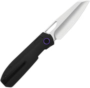 Kizer Mash Black Aluminum (3.21" Satin M390) Folding Knife [KI3699BSA1] - product view 3