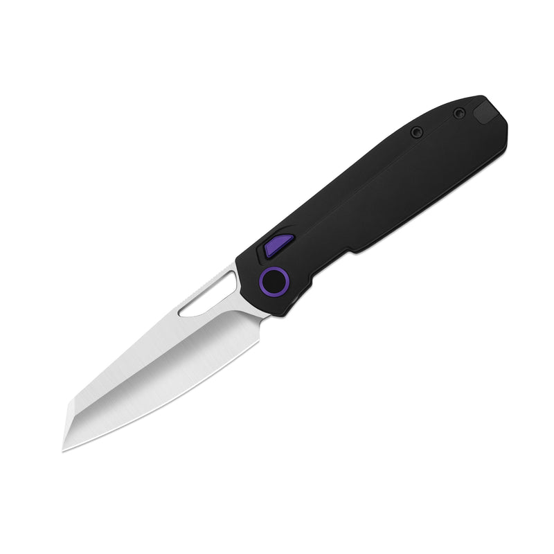 Kizer Mash Black Aluminum (3.21" Satin M390) Folding Knife [KI3699BSA1] - product view 5