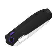 Kizer Mash Black Aluminum (3.21" Satin M390) Folding Knife [KI3699BSA1] - product view 7