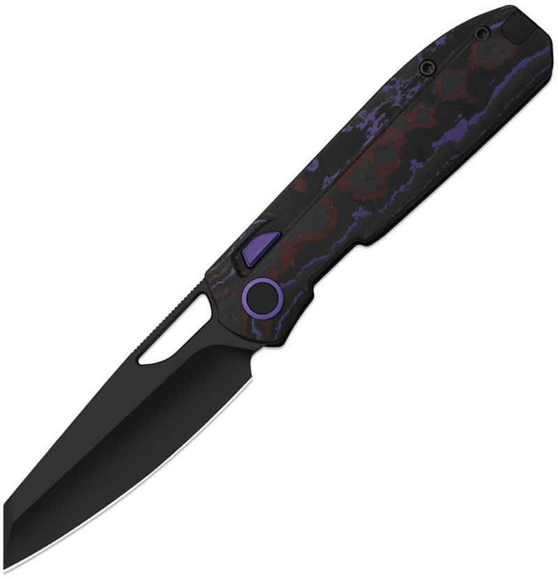 Kizer Mash Button Linerlock Purple Haze Folding Knife [KI3699BSA2] — view 1