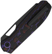 Kizer Mash Button Linerlock Purple Haze Folding Knife [KI3699BSA2] — view 2