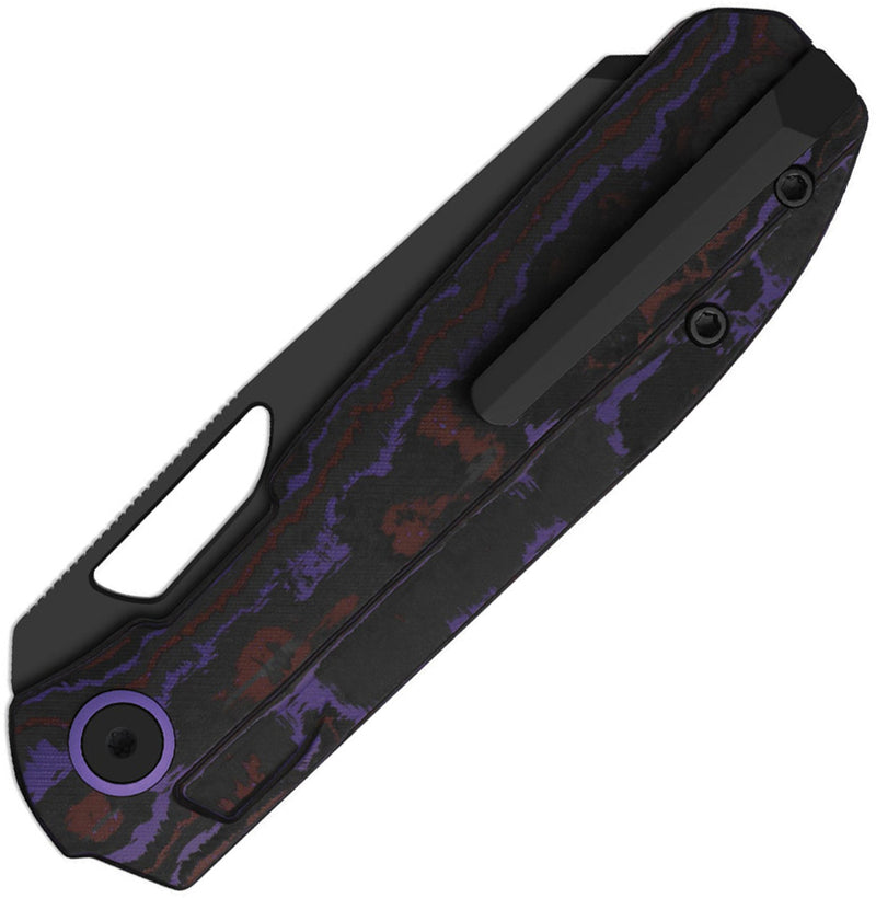 Kizer Mash Button Linerlock Purple Haze Folding Knife [KI3699BSA2] — view 2