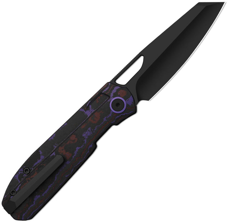 Kizer Mash Button Linerlock Purple Haze Folding Knife [KI3699BSA2] — view 3
