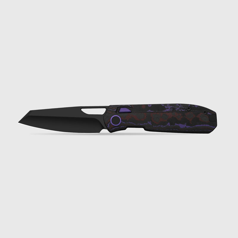 Kizer Mash Button Linerlock Purple Haze Folding Knife [KI3699BSA2] — view 4