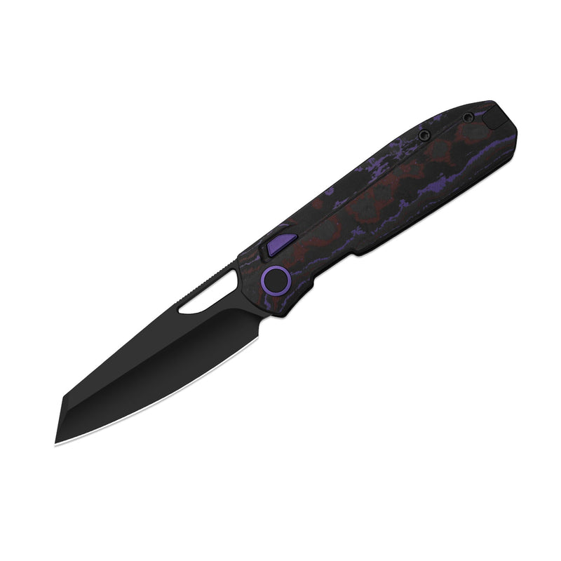 Kizer Mash Button Linerlock Purple Haze Folding Knife [KI3699BSA2] — view 5