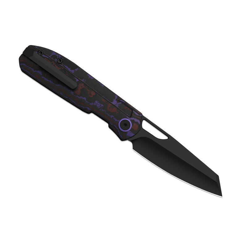 Kizer Mash Button Linerlock Purple Haze Folding Knife [KI3699BSA2] — view 6