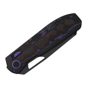 Kizer Mash Button Linerlock Purple Haze Folding Knife [KI3699BSA2] — view 7
