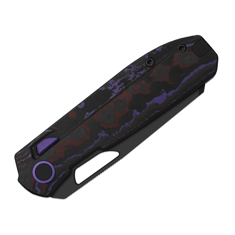 Kizer Mash Button Linerlock Purple Haze Folding Knife [KI3699BSA2] — view 7