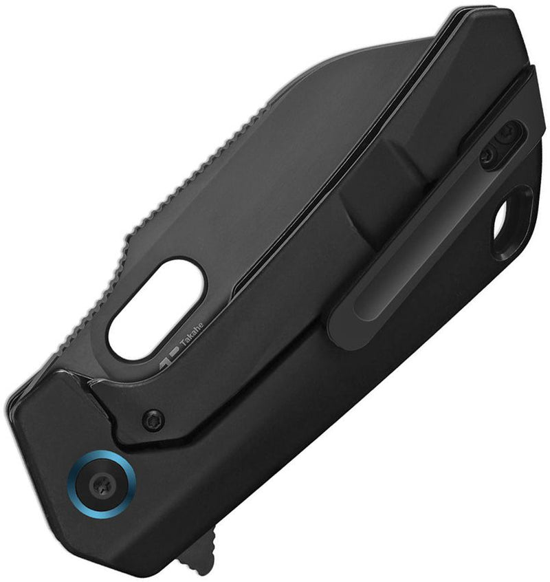 Kizer Takahe Framelock Black Folding Knife [KI3701A2]