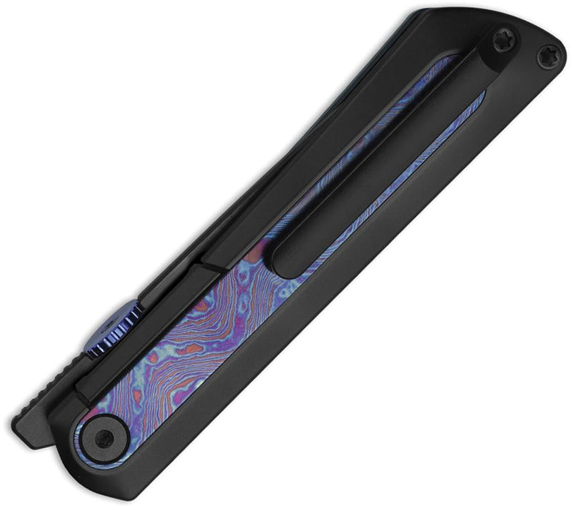 Kizer Quoll Framelock Timascus Folding Knife [KI3733A3]